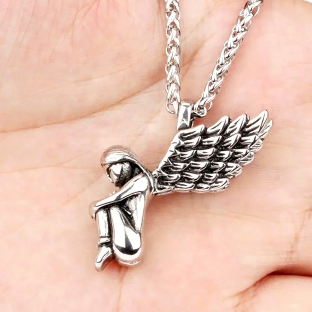 Saint Girl Angel Necklace for Men/Women, BL55590020